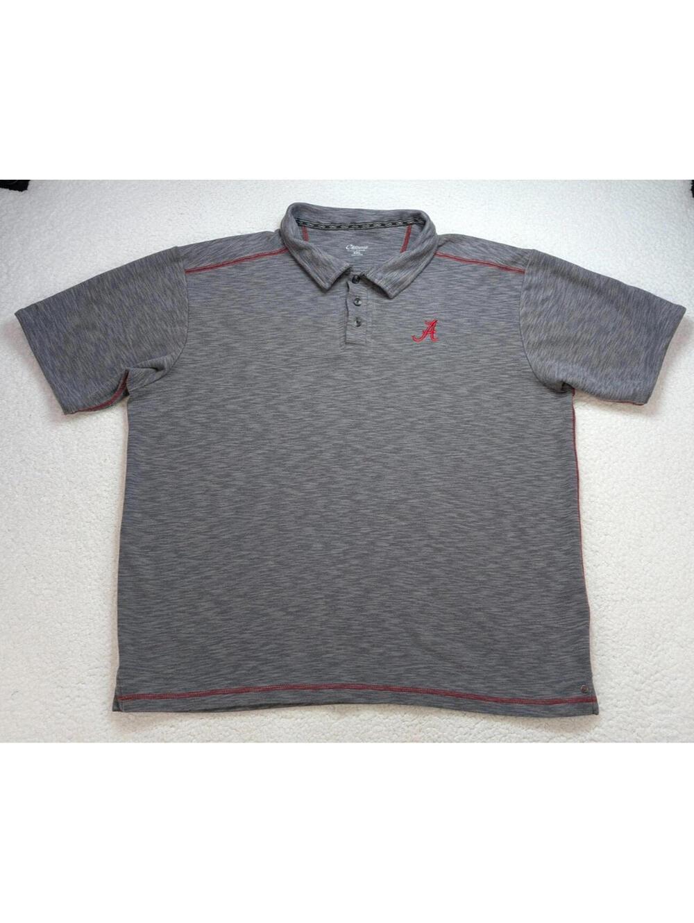 Alabama Crimson Tide Polo 2XL Chiliwear Heavy Knit Embroidered A Vintage